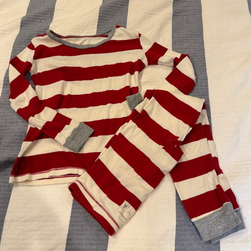 Burt’s Bees Organic Cotton Stripe Pajamas